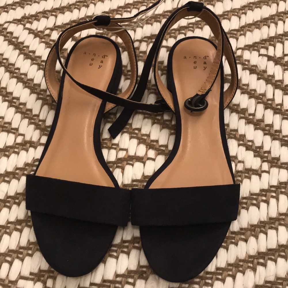 Black  sandals
